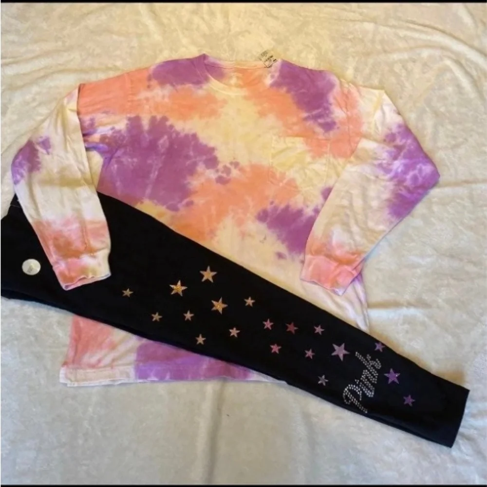 NWT VS PINK LARGE BLING/ TIE DYE SET - Picture 3 of 8